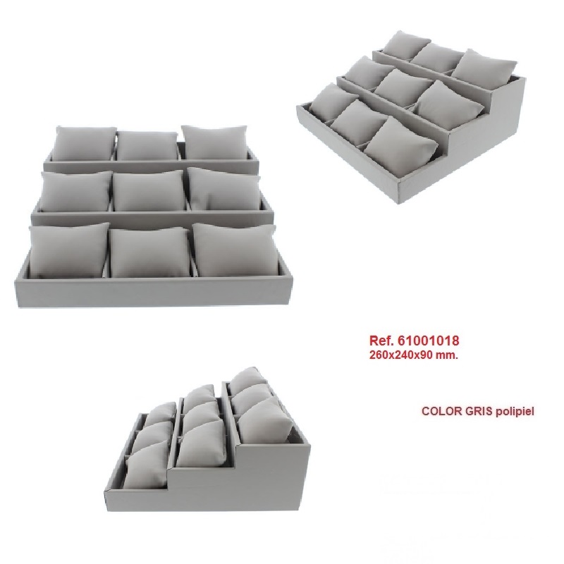 Expositor / Batea 9 pulseras con cojín